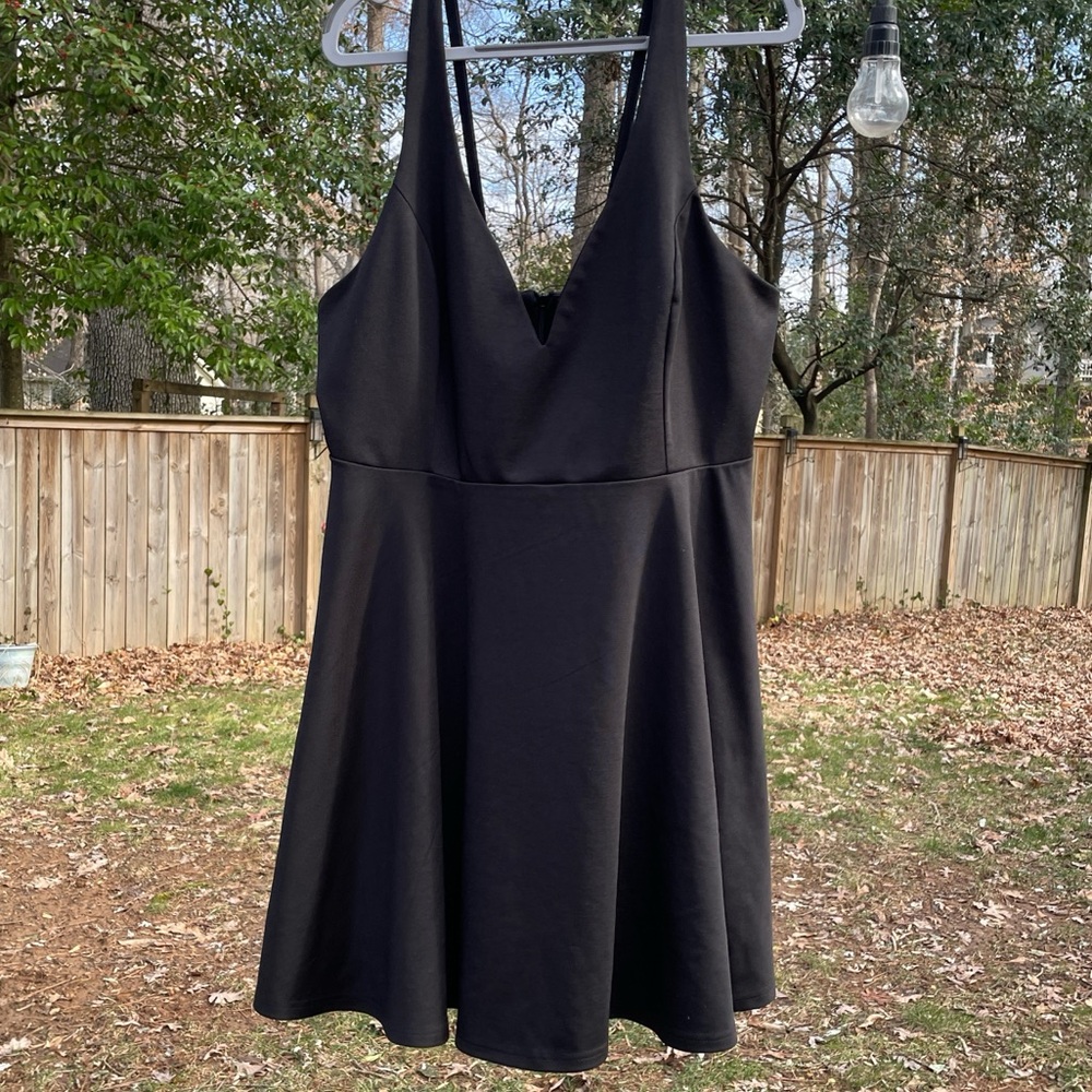 4XL Shein curve black baby doll dress